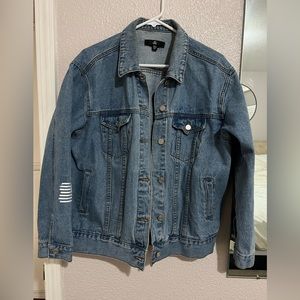 Misguided women’s oversized jean jacket